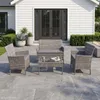 SVITA BROOKLYN Gartenlounge 4-tlg. Gartenmöbel Set Produktbild-Vorschau 2