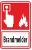 INDIGOS UG - Aufkleber - Sicherheit - Brandmelder - Kombi - Produktbild-Vorschau 1