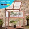 NYVI Hochbeet mit Frühbeetaufsatz BABYGreen - Gartenbeet Produktbild-Vorschau 1