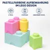 LEGO Aufbewahrungsboxen Multi-Pack 4 Stück – pastellfarben Produktbild-Vorschau 4