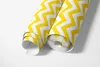 Vliestapete Zickzack Chevron Wohnzimmer 2x2,5 Weiß-Gelb Produktbild-Vorschau 5