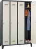 Spindschrank m. Füßen - Höhe 185 cm - 4 Abteile a 30 cm - Produktbild-Vorschau 1