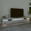 vidaXL TV Schrank mit LED Leuchten Betongrau 260x36,5x40 cm Produktbild-Vorschau 4