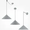 Pendelleuchte Metall Ø 35 cm rund H: max. 318 cm Grau E27 Produktbild-Vorschau 2