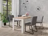 Tisch >NORI< in Weiß/Eiche-Optik 120 x 75 x 80 cm Produktbild-Vorschau 2