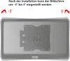 Diagram showing the adjustable tilt range of a TV wall mount. Podgląd zdjęcia produktu
