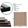 A diagram showing the dimensions of acoustic panels and a sample of the panels. Produktbild-Vorschau