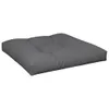 A single gray cushion is shown on a white background. Produktbild-Vorschau
