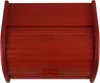 Cassetta del pane in legno rosso 31x26x16cm - Polacco Anteprima dell’immagine prodotto 6