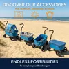 Beach Wagon Bollerwagen MINI, Kompakter Handwagen faltbar Produktbild-Vorschau 7