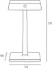 SIGOR Nucharge Akku-Tischleuchte weiß 2,5W 2700K IP54 Ra85 Produktbild-Vorschau 4