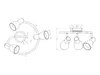 TRIO LED-Deckenleuchte LB25 messing Produktbild-Vorschau 5