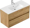 Badmöbel Waschplatz "Limes 100 cm" Eiche Gold Produktbild-Vorschau 2