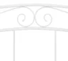 vidaXL Bett Weiß Metall 180x200 cm Produktbild-Vorschau 6