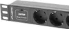 LANBERG 10" PDU-Steckdosenleiste 1U 3x Schuko 2m  sw Produktbild-Vorschau 8