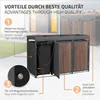 ML-Design Mülltonnenbox 3er mit Pflanzdach, Produktbild-Vorschau 3
