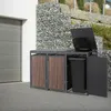 ML-Design 3-pojemnikowy pojemnik na śmieci, pokrywa na 1 Podgląd zdjęcia produktu 9