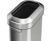 EKO - Cestino ovale urbano 60 litri - Acciaio inox - Anteprima dell’immagine prodotto 5