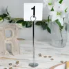 12x Silber 20cm Tischnummernhalter - Produktbild-Vorschau 4