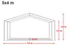 TOOLPORT Tendone per feste 5x4 m PVC bianco 100% Anteprima dell’immagine prodotto 5