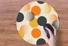 MuchoWow® Mauspad Mousepad Tupfen - Design - Retro - Orange Produktbild-Vorschau 4