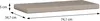 Forte ALICE SPRINGS Sitzbankkissen 70 80, komfortables Produktbild-Vorschau 4