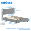 MODFU Boxspringbett Polsterbett 140 x 200 cm hydraulische Produktbild-Vorschau 9