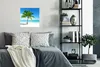MuchoWow® Poster Palme - Strand - Meer - Sommer 50x50 cm - Produktbild-Vorschau 4