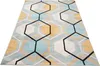 Tapiso Teppich LAZUR Modern Blau Creme Gelb Geometrisch 200 Produktbild-Vorschau 4