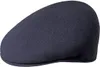 Casquette Kangol Flat Cap 504 en pure laine, bleue, taille Voir les images du produit 4
