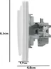 Prise Schneider Electric EPH2800321 Asfora 2P+PE blanc Voir les images du produit 7