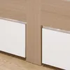 Holzbett 90x200 mit 2 Bettkästen Bett Eiche Braun Weiß Holz Náhled obrázku produktu 5