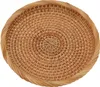 Handgeweven fruitschaal van rotan, elegant, traditioneel en Productafbeelding-voorbeeld 1