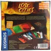 The back of a board game box for 'Lost Cities Das Duell'. Produktbild-Vorschau