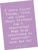 Mr. & Mrs. Panda Postkarte Spruch 3. Geburtstag Freude - Produktbild-Vorschau 1