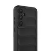 A close-up side view of a black smartphone case. Produktbild-Vorschau
