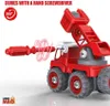 Robot transformateur DIY en 5 camions de pompiers, Voir les images du produit 4