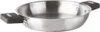 A stainless steel pan with black handles is shown against a white background. Voir les images du produit
