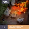 An outdoor patio scene with furniture and a heater, illustrating heat distribution. Podgląd zdjęcia produktu