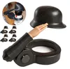 Bier Flaschen Helm Set 5er Kunststoff Flaschenaufsatz Party Produktbild-Vorschau 1