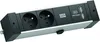 BACHMANN DESK RAIL 2xUTE 1xUSB Charger 2,0m GST18 Produktbild-Vorschau 1