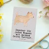 Mr. & Mrs. Panda Postkarte Cairn Terrier Moment - Grau Produktbild-Vorschau 2