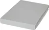 A folded fitted sheet is shown on a white background. Voir les images du produit