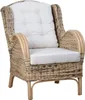 MiaMöbel | Rattansessel "Panama" im Landhausstil | Rattan & Produktbild-Vorschau 8