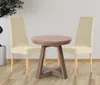 Dicker Velours-Stuhlbezug für schmale Rückenlehne in Beige Produktbild-Vorschau 4