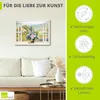 ARTland Leinwandbild Blumenbouquet am weißen Fenster Größe: Produktbild-Vorschau 2