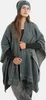 Knit Factory Dusk Poncho Cape - Laurel/Urban Green - One Produktbild-Vorschau 5