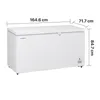 Heinner HCF-HS500EE++ Vrieskist 500 L, Inverter, Productafbeelding-voorbeeld 6