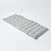 HOMESCAPES 2er Bankauflage grau 100% Baumwolle Produktbild-Vorschau 1