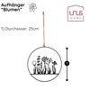 UNUS Dekoring Metallring mit Blumen und Juteschnur 25cm Produktbild-Vorschau 4